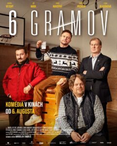 Plagát filmu 6 gramov — komediálny thriler o štyroch otcoch v škole