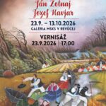Plagát výstavy insitného umenia Jána Žolnaja a Jozefa Havjara z Kovačíc v Revúcej