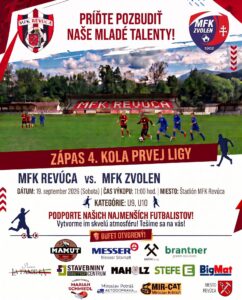 MFK REVÚCA VS. MFK ZVOLEN – ZÁPAS 4. KOLA PRVEJ LIGY