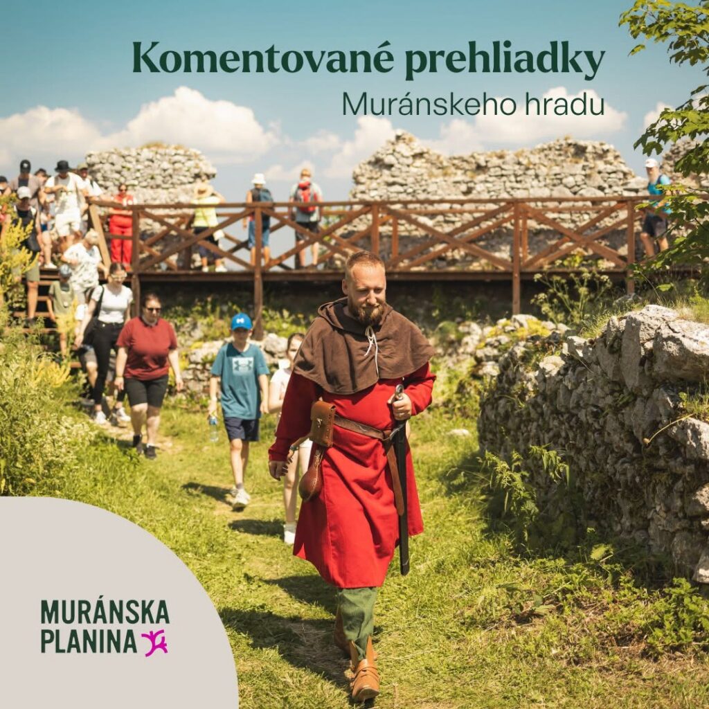 Komentovaná prehliadka Muránskeho hradu s Romanom Vavrekom, milovníkom miestnej histórie a príbehov.