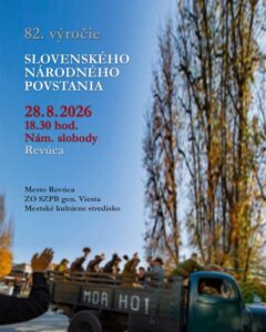 Oslava 82. výročia Slovenského národného povstania v Revúcej na Námestí slobody