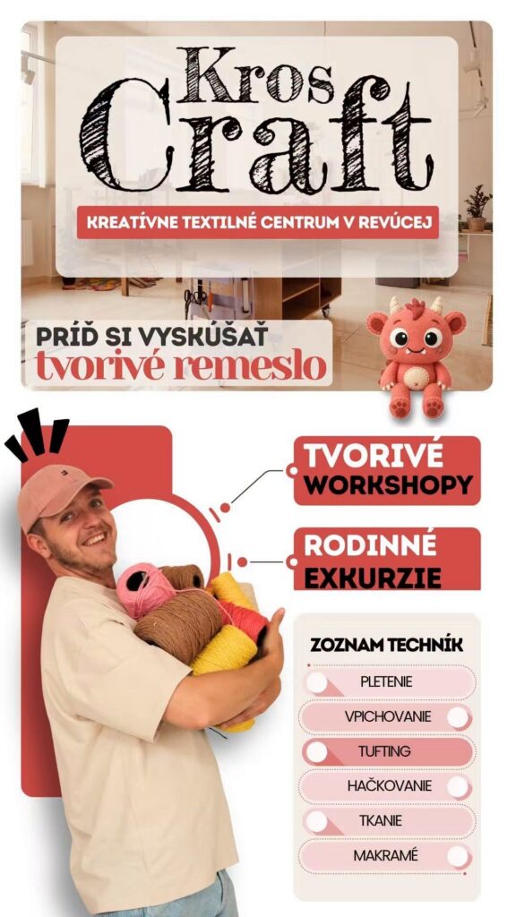 Workshop tkania dizajnovej tašky — kreatívny kurz tradičného remesla v Revúcej