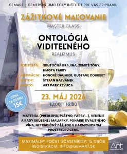 ONTOLÓGIA VIDITEĽNÉHO - ZÁŽITKOVÉ MAĽOVANIE