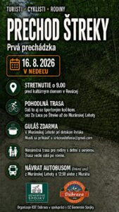 PRECHOD ŠTREKY - PRVÁ PRECHÁDZKA