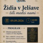 Spomienková ceremónia Židia v Jelšave – žili medzi nami, odhalenie pamätnej tabule v Jelšave